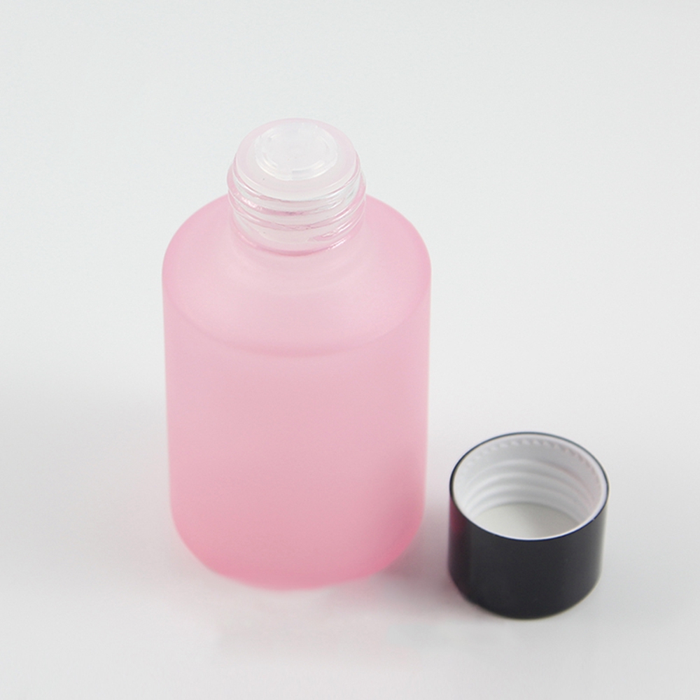 High Quantity 15ml 30ml 60ml 125ml 200ml pink glass bottles for essential oil