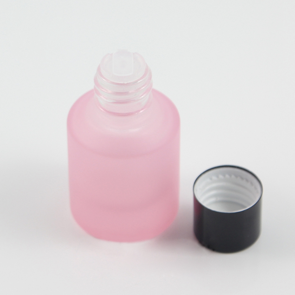 High Quantity 15ml 30ml 60ml 125ml 200ml pink glass bottles for essential oil
