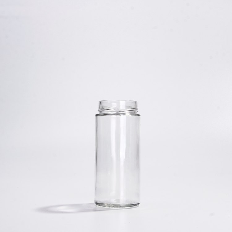 High Top Lid 300ml Glass Jar With 58# Lid 450g Honey Glass Jar