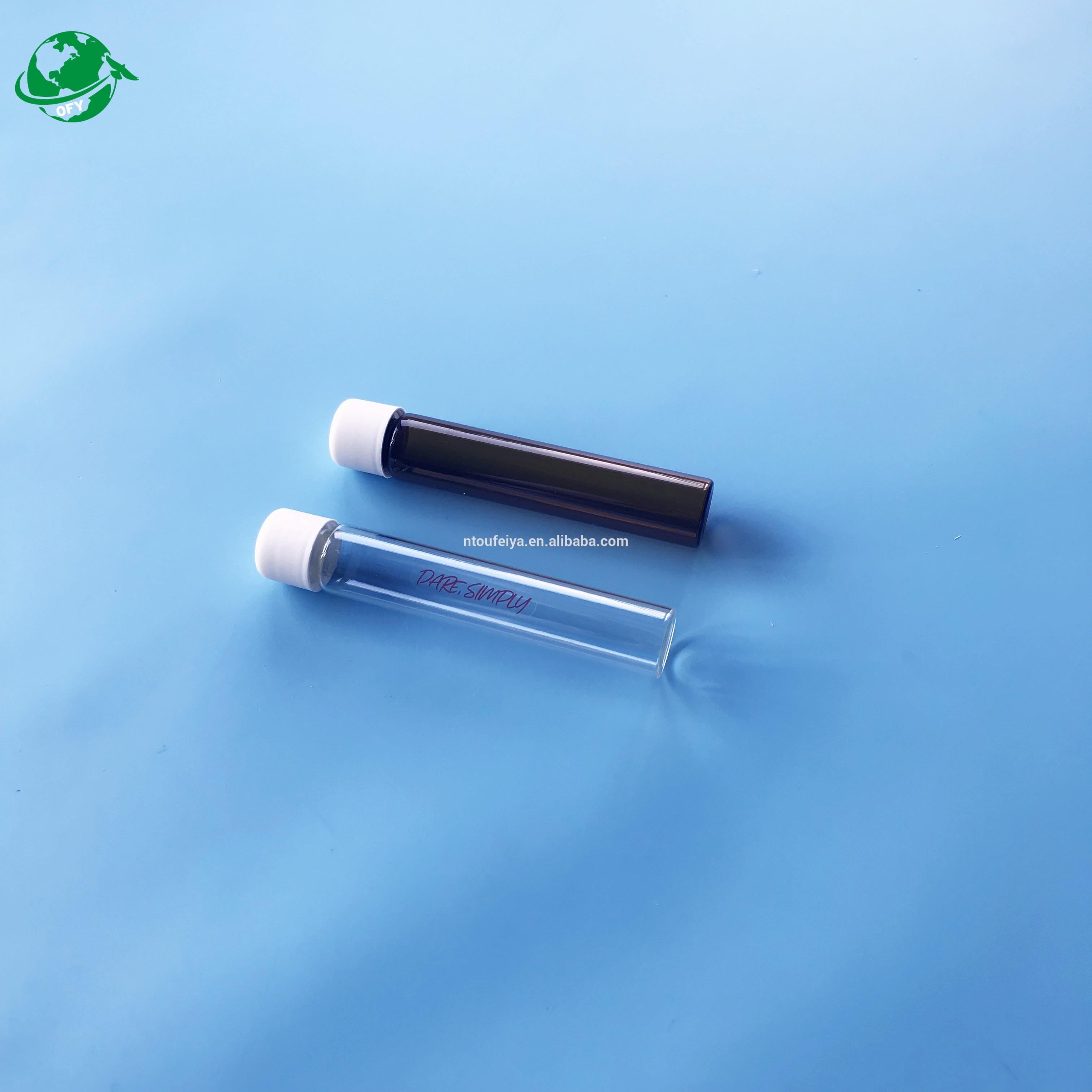 High Transparent Child Resistant Glass Tubes For Joint Packaging
