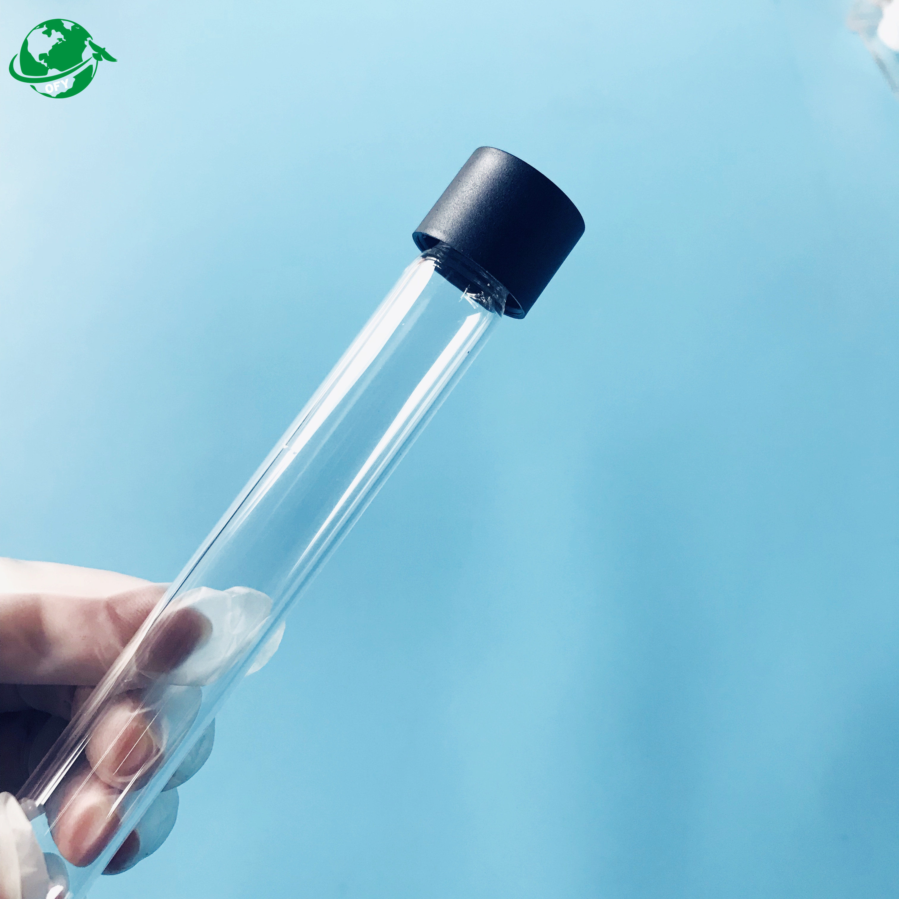 High Transparent Child Resistant Glass Tubes For Joint Packaging