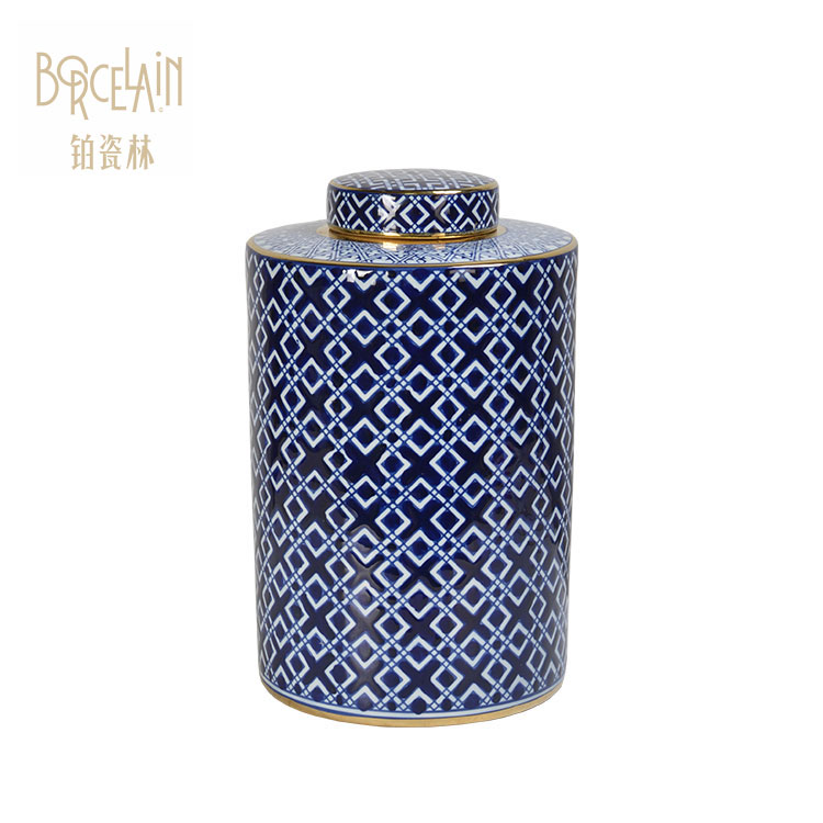 High advanced jar Chinese antique porcelain ceramic Ginger jar