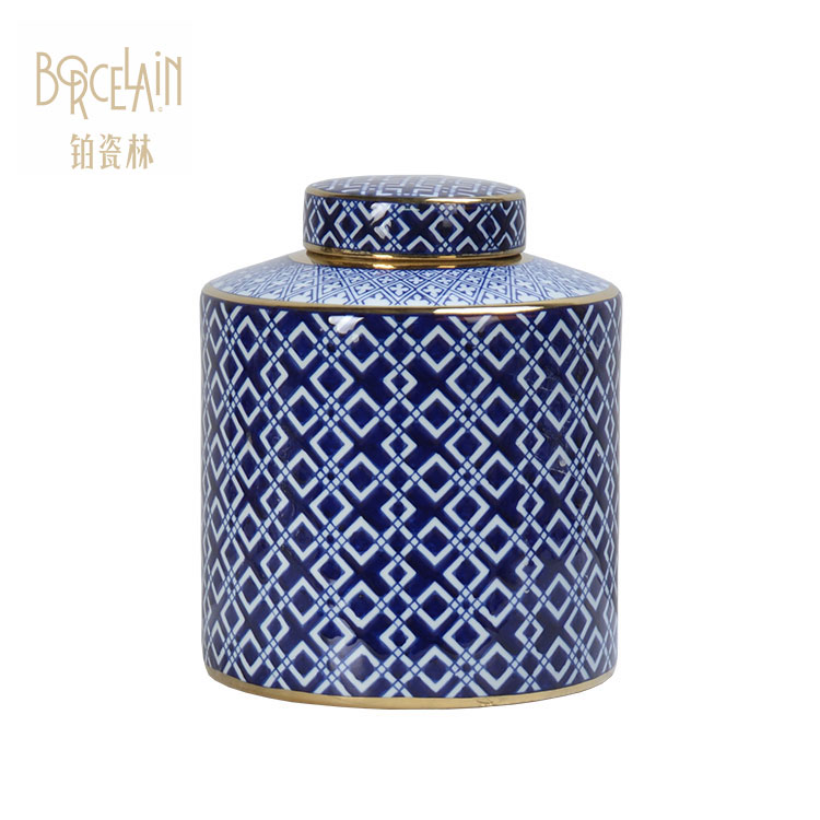 High advanced jar Chinese antique porcelain ceramic Ginger jar
