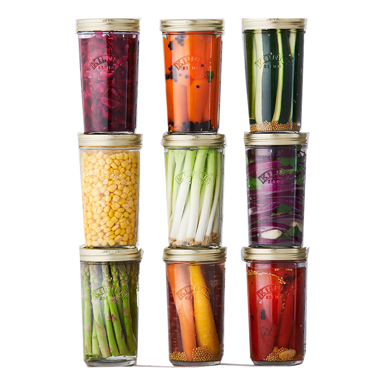 High borosilicate 8 oz 4oz 16oz 32oz with airtight lid glass mason jars canning in bulk with steel lid