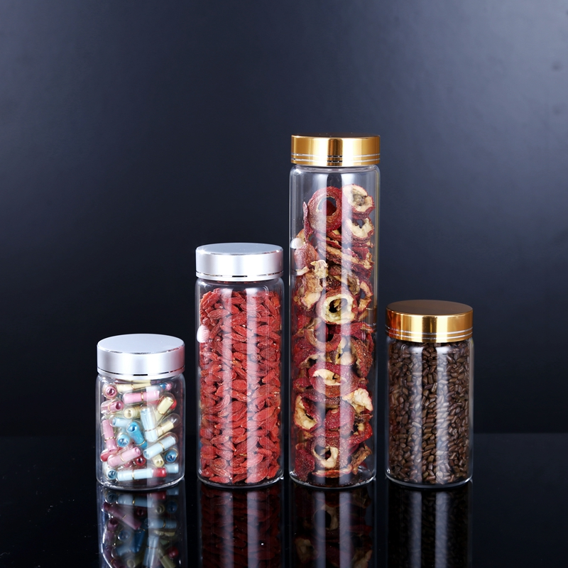 High borosilicate 8 oz 4oz 16oz 32oz with airtight lid glass mason jars canning in bulk with steel lid