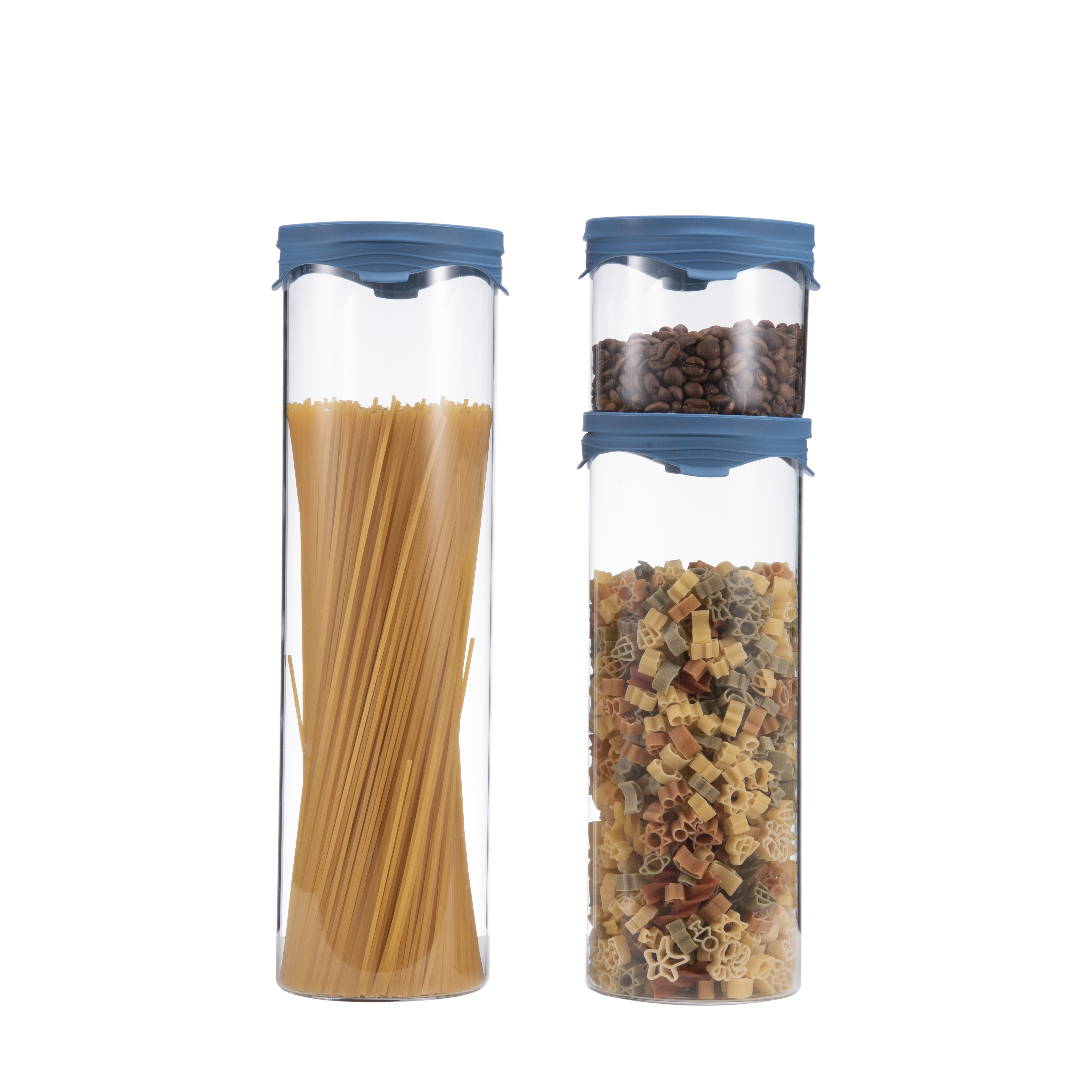 High borosilicate airtight leakproof large glass jars containers for food