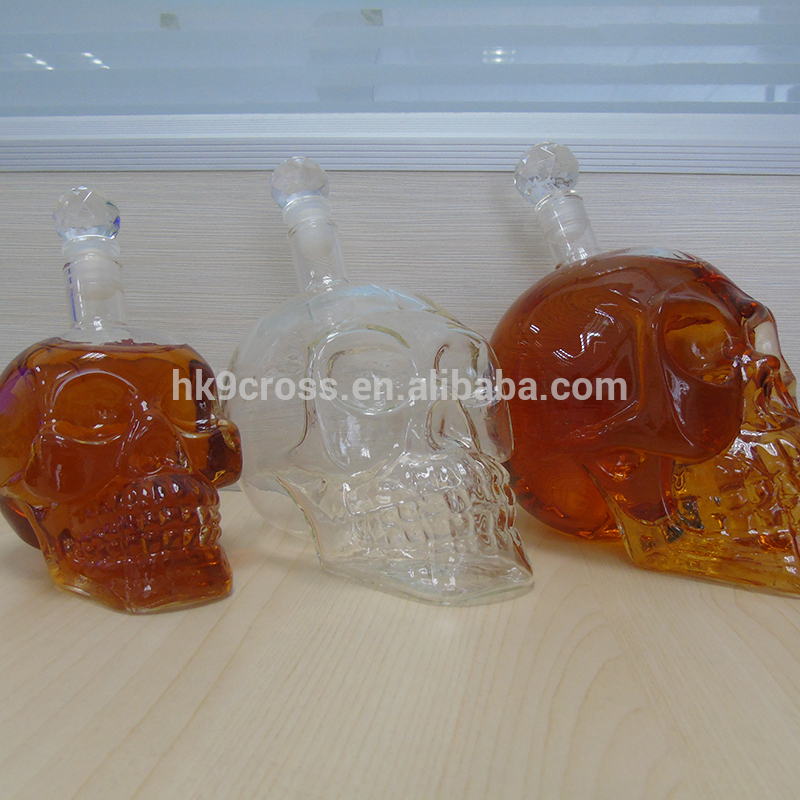 High borosilicate glass 1000ml beer bottles wholesale hotting sale for luxury Whisky wine