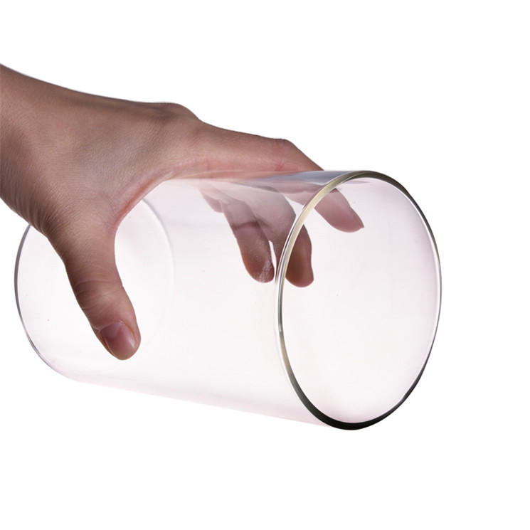 High borosilicate glass pasta container cereal storage with tempering glass lid