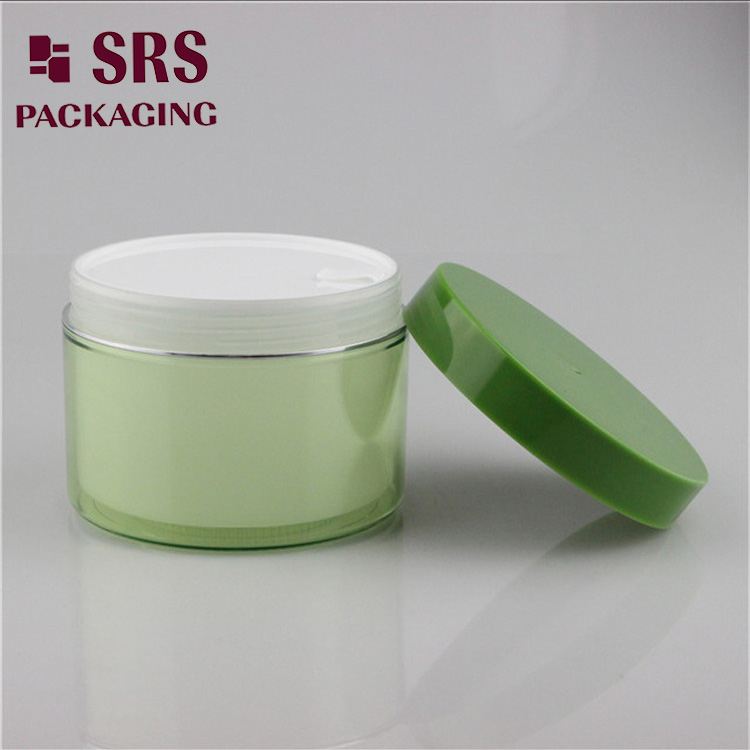 High capacity cosmetic jar AS plastic hair container 30ml 50ml 100ml 200ml 300ml 500ml