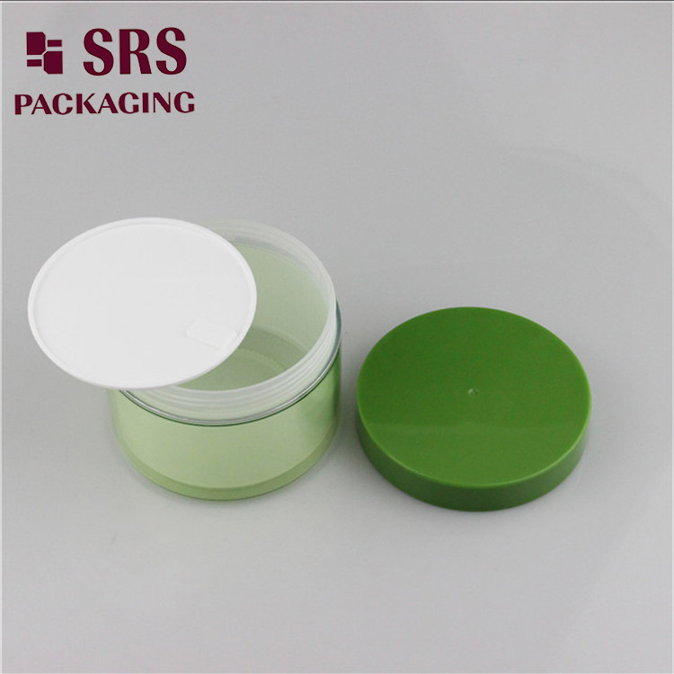 High capacity cosmetic jar AS plastic hair container 30ml 50ml 100ml 200ml 300ml 500ml