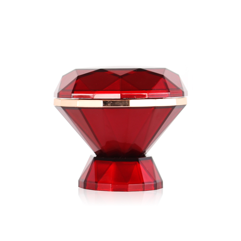 High class red color Skin Care Packaging luxury cosmetic jar beauty plastic cream jar