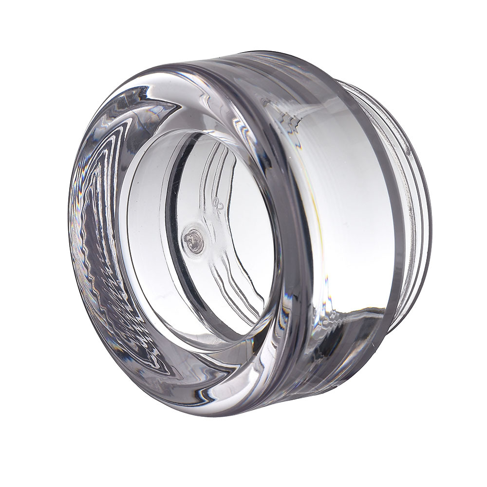 High end 15g crystal Acrylic transparent Square and round cream jar