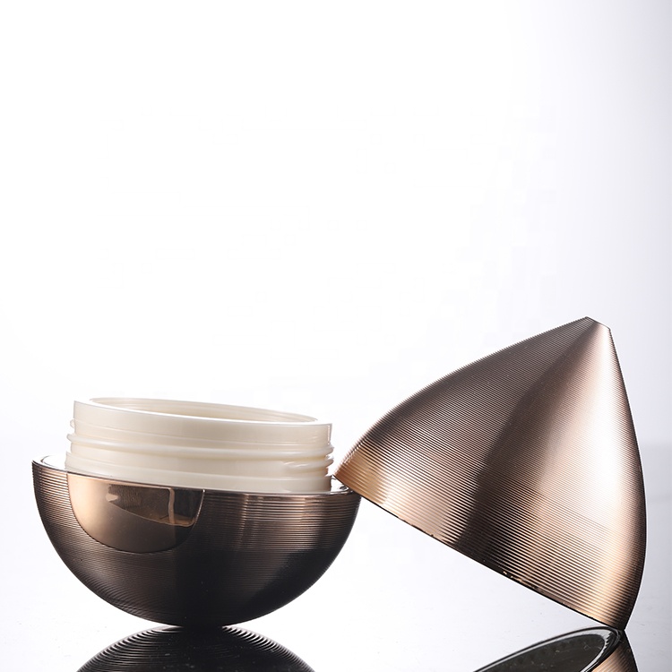 High end 30g acrylic glass jar face cream container tumbler bottle with lid and scoop