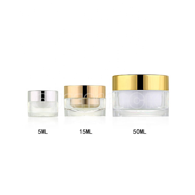 High-end Custom Luxury Cream Jars Bottle 5ML 15ML 30ML 50ML 100ML Eye Cream Bottle