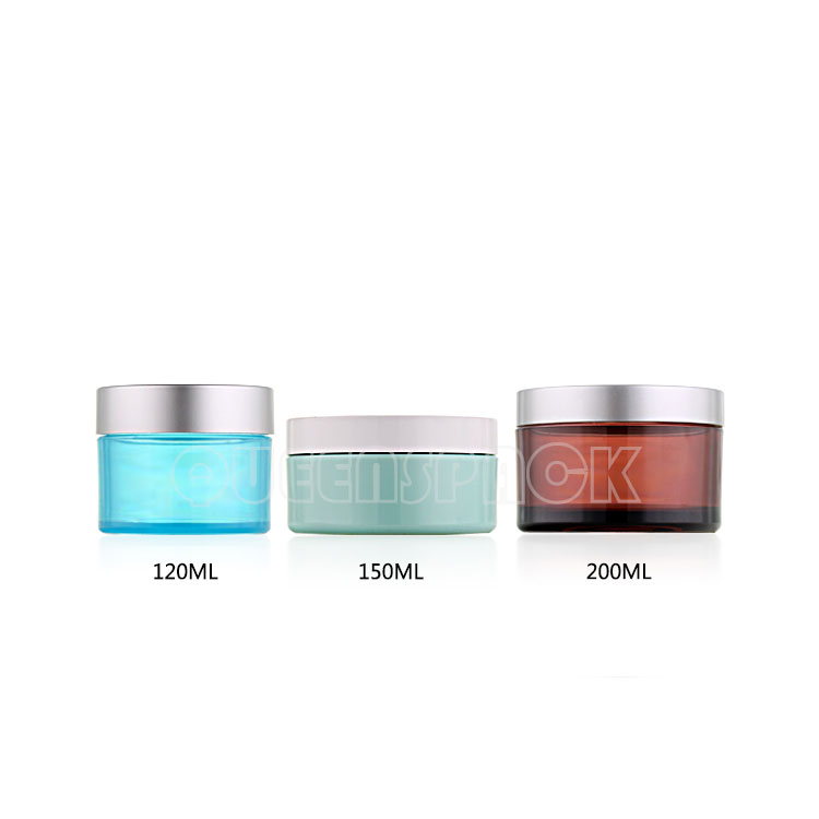 High-end Custom Trial Pack 3ML Empty Container PETG Face Cream Jar For Cosmetics