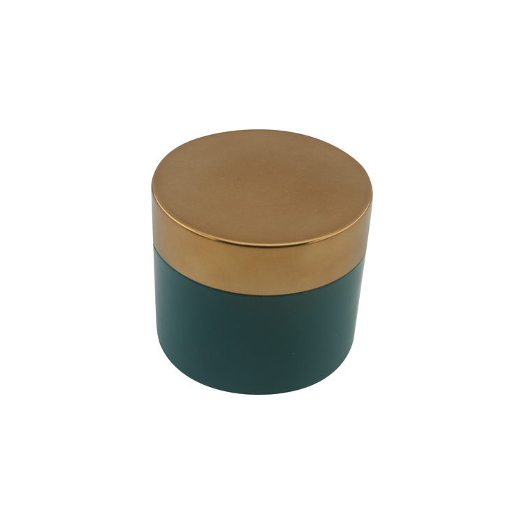 High-end Round Plastic Skin Care Cream Jar  Cosmetic Packaging set Customizable color / size