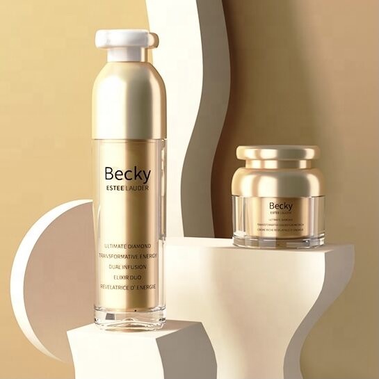 High-end Selling Some Acrylic Disposable Snap-on Pump Head Cosmetic Lotion Bottle Custom logo