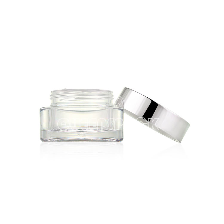 High-end Simple 50ML PETG Cosmetic Skincare Face Cream Jar For Eye Cream