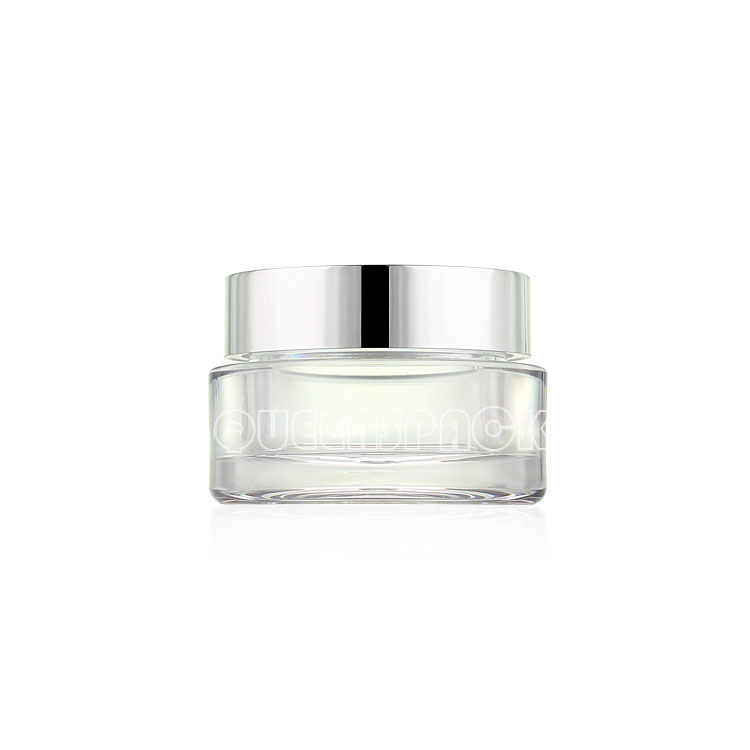 High-end Simple 50ML PETG Cosmetic Skincare Face Cream Jar For Eye Cream