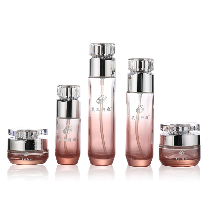 High-end cosmetics bottles new glass bottles can be customized colors.
