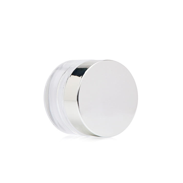 High end empty 15g 50g custom blue round wide mouth cosmetic cosmetic jar eye cream glass jar for sale