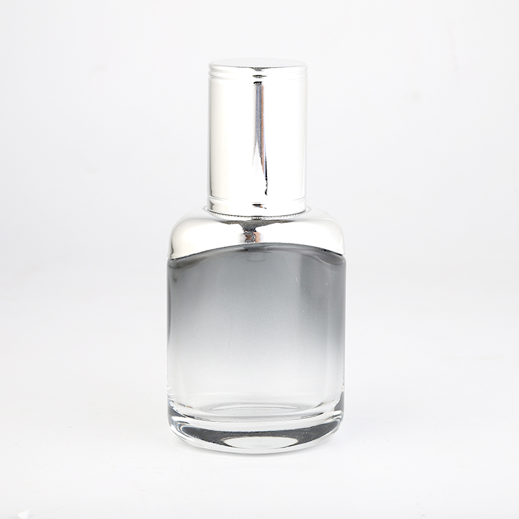 High-end fashion black 100ml cosmetics lotion bottle