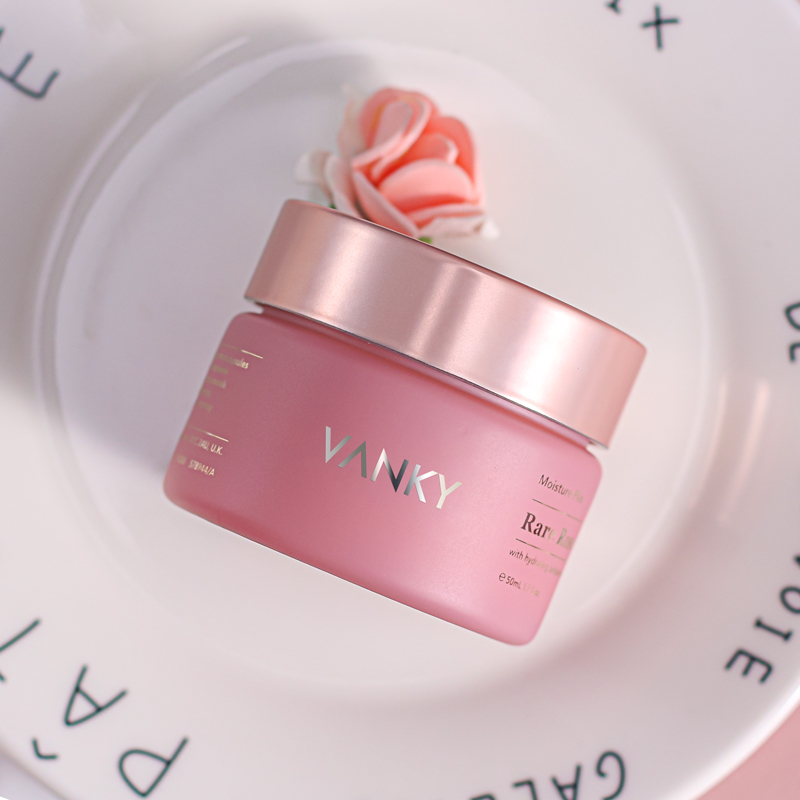 High end glass jar and bottle set cosmetic packaging