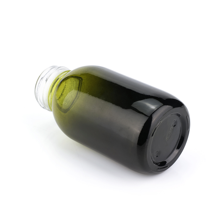High end oil dropper glass bottle 50ml thick glass empty essential oil bottle for skincare packaging