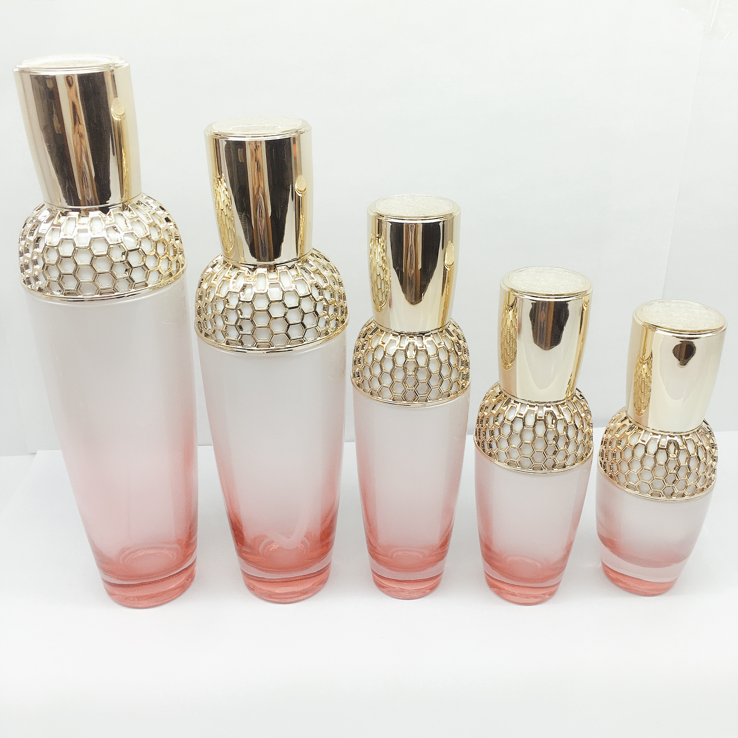High-end palace emulsion liquid bottle and face cream jar