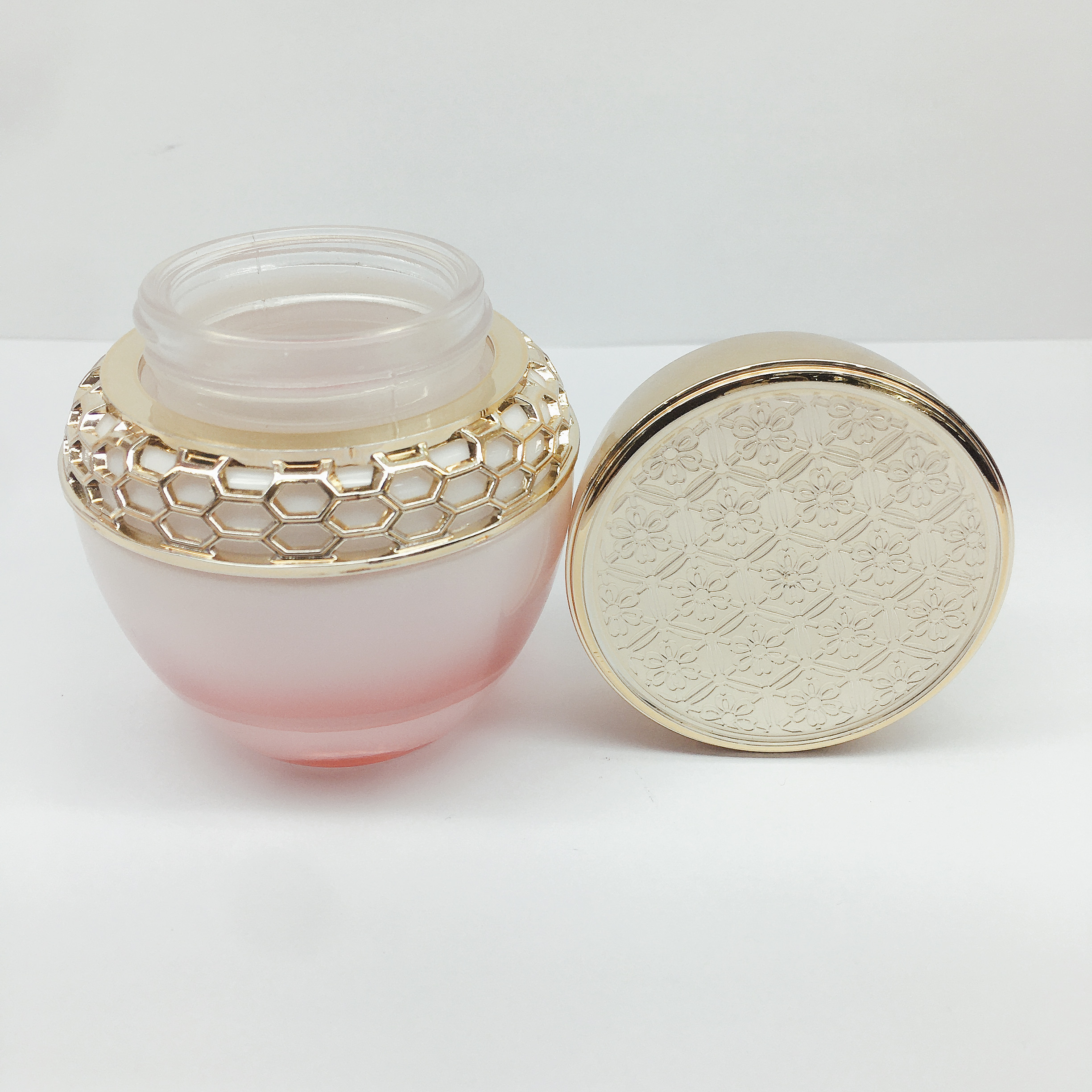 High-end palace emulsion liquid bottle and face cream jar