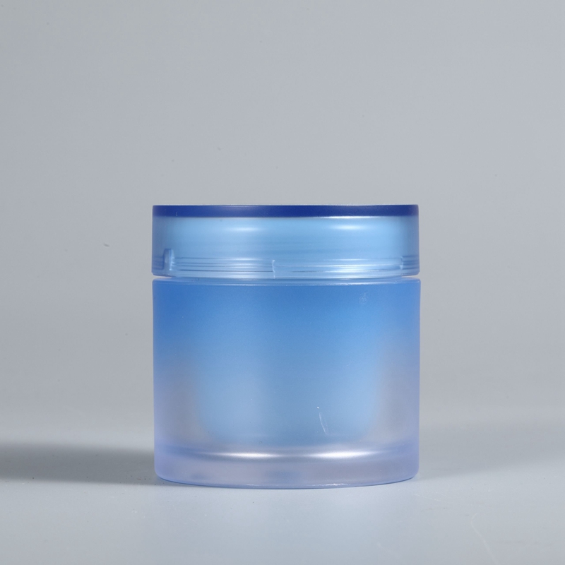 High-end skincare container facial cream thick double wall jar packaging 80g luxury cream jar acrylic cosmetic jars