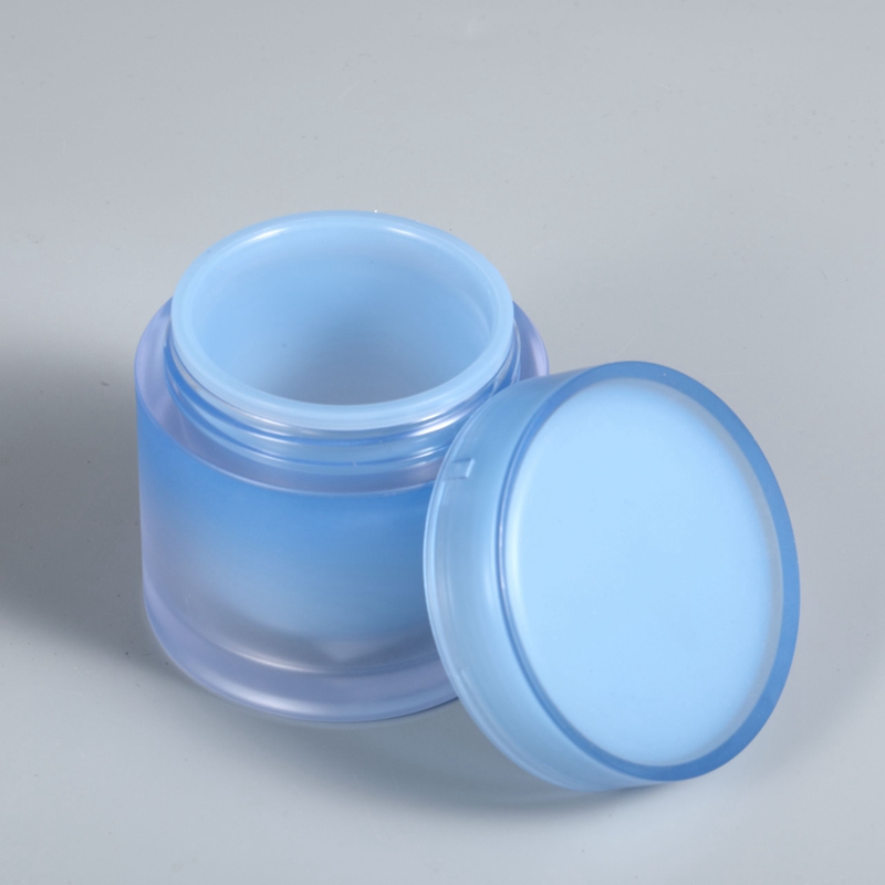 High-end skincare container facial cream thick double wall jar packaging 80g luxury cream jar acrylic cosmetic jars