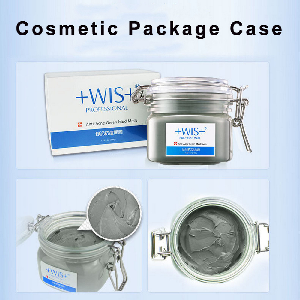 High end square 150ml empty cosmetic cream jars container acrylic