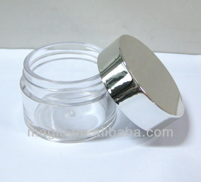 High end wholesale sales round small acrylic cosmetic jar