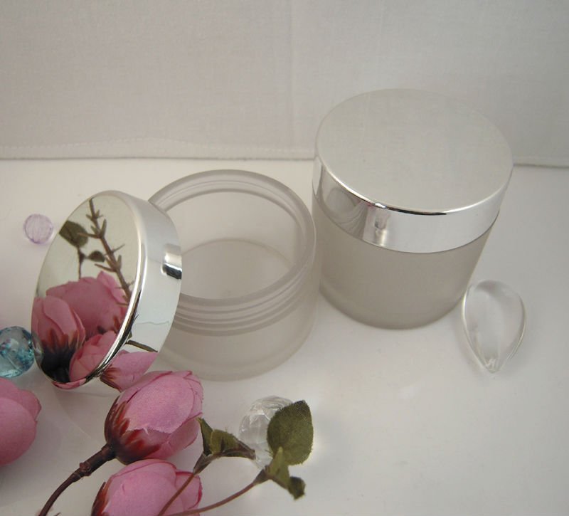 High end wholesale sales round small acrylic cosmetic jar