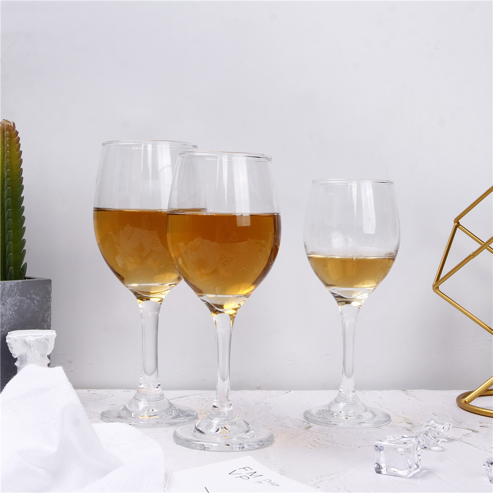 High foot glass shot wine cup 200ml liquor bottle