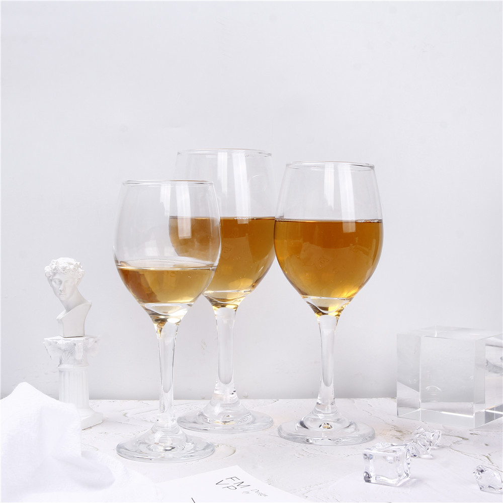 High foot glass shot wine cup 200ml liquor bottle