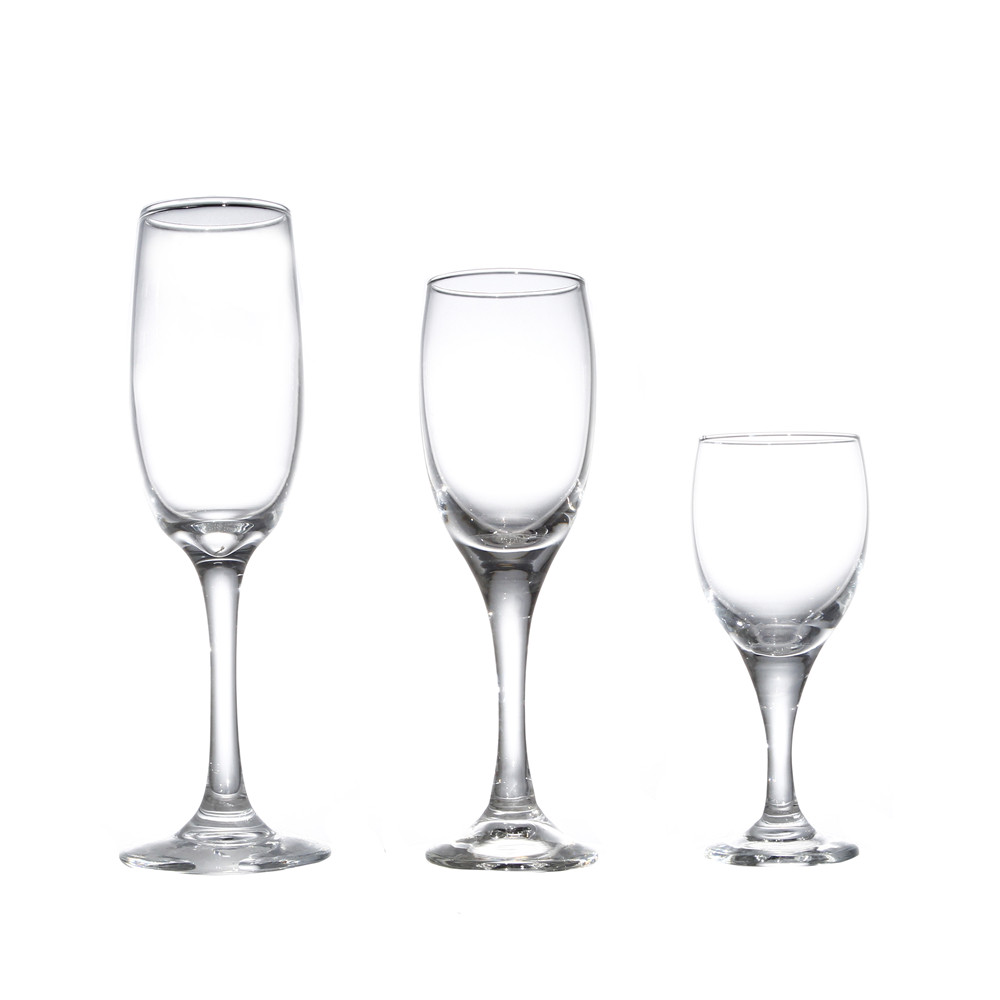 High foot glass shot wine cup 200ml liquor bottle