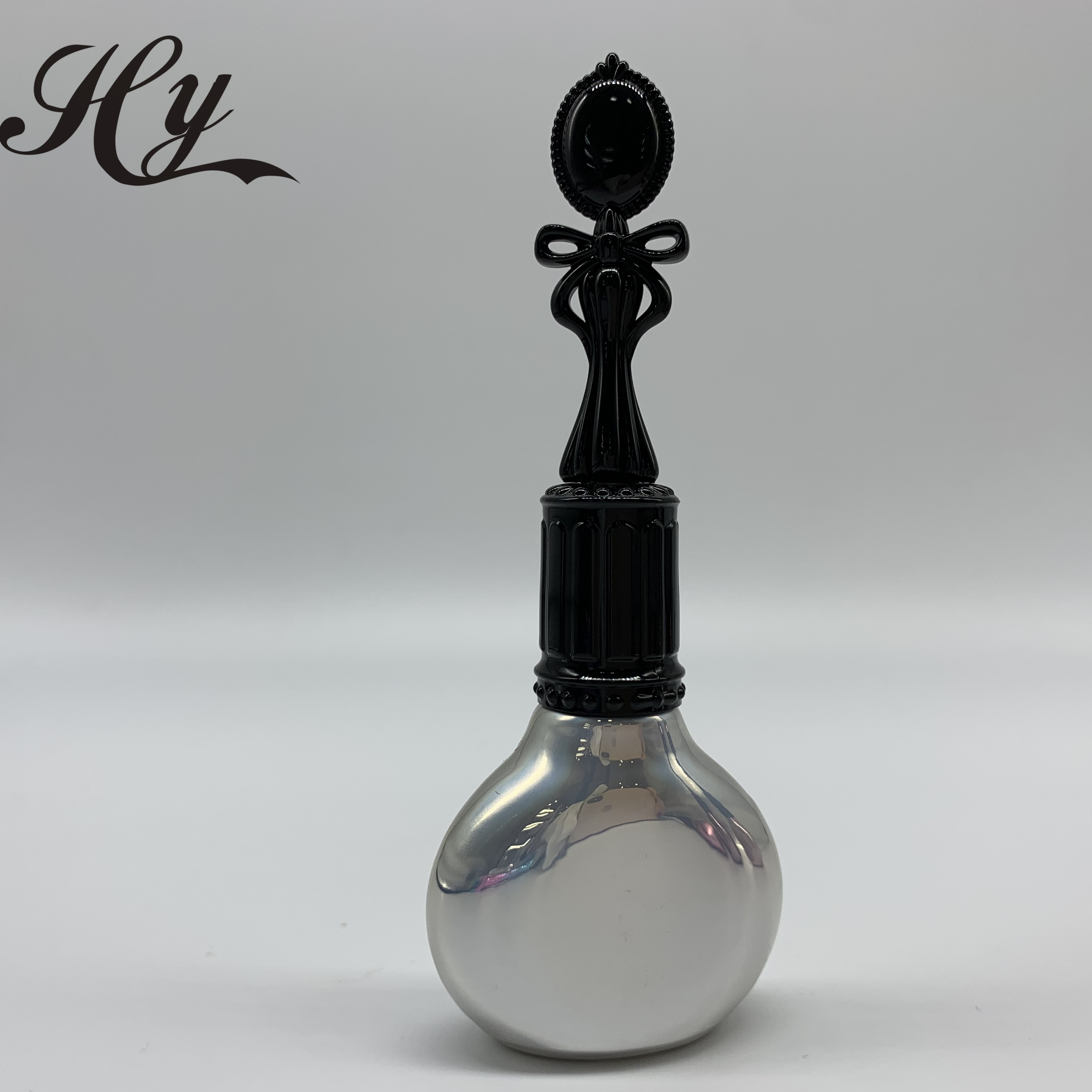High-grade electroplating cosmetic 10ml 15ml nail polish glass bottle with brush