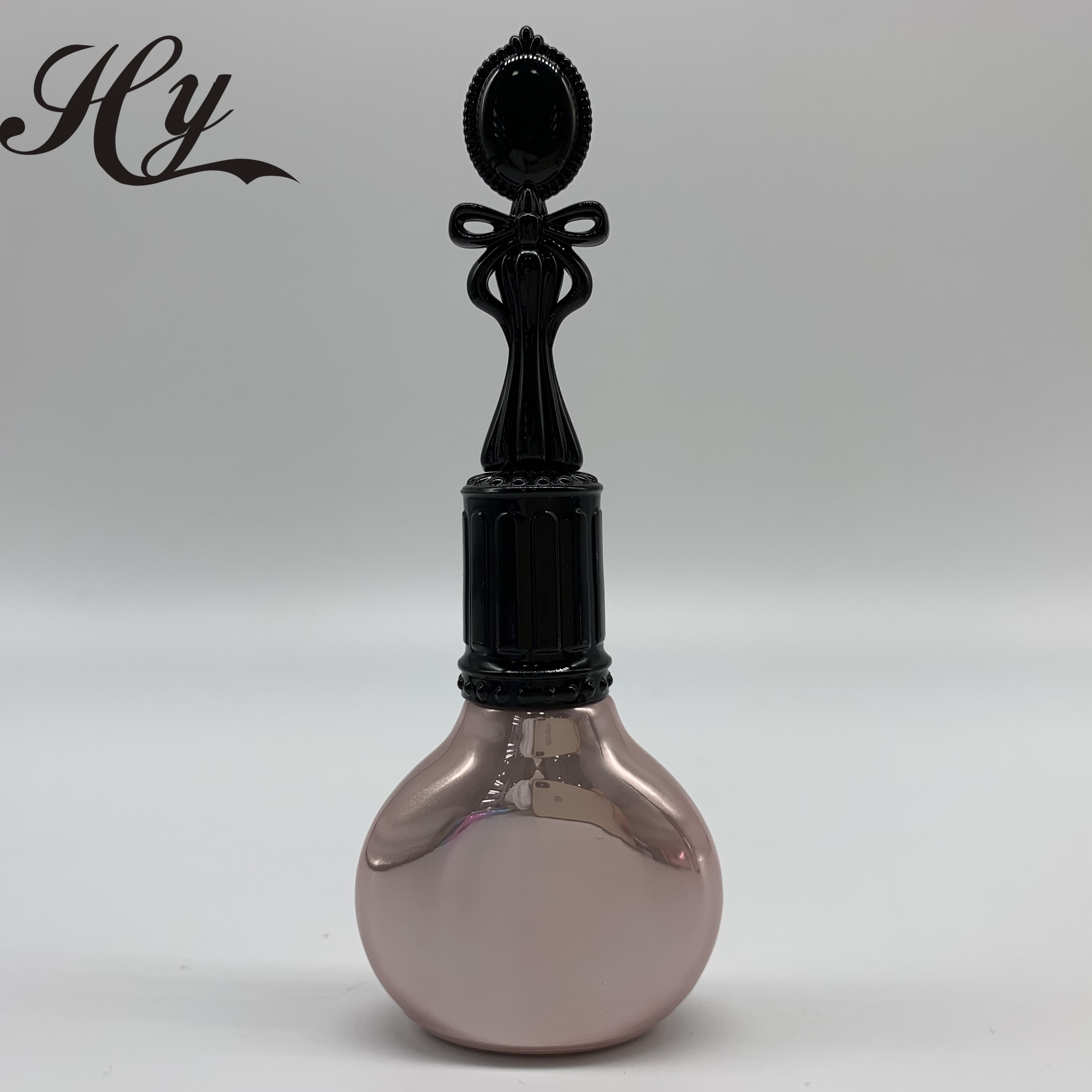 High-grade electroplating cosmetic 10ml 15ml nail polish glass bottle with brush