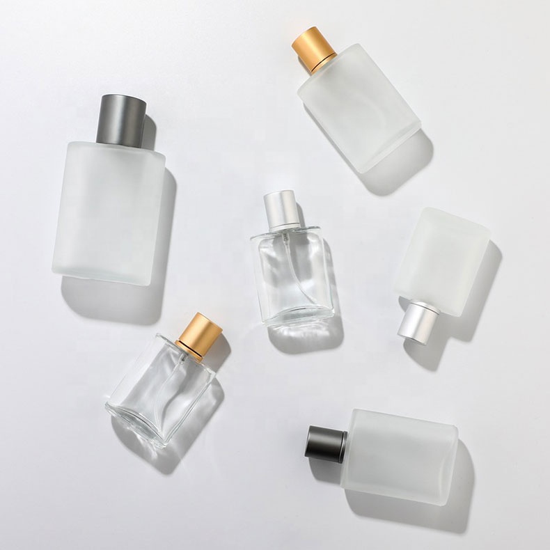 High grade frosted perfume bottles spray perfume bottle 50ml glass perfume bottle