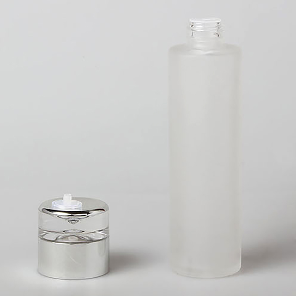 High-grade multi-size acrylic cover glass spray bottle and cream jar, bamboo cosmetic packaging face cream jar