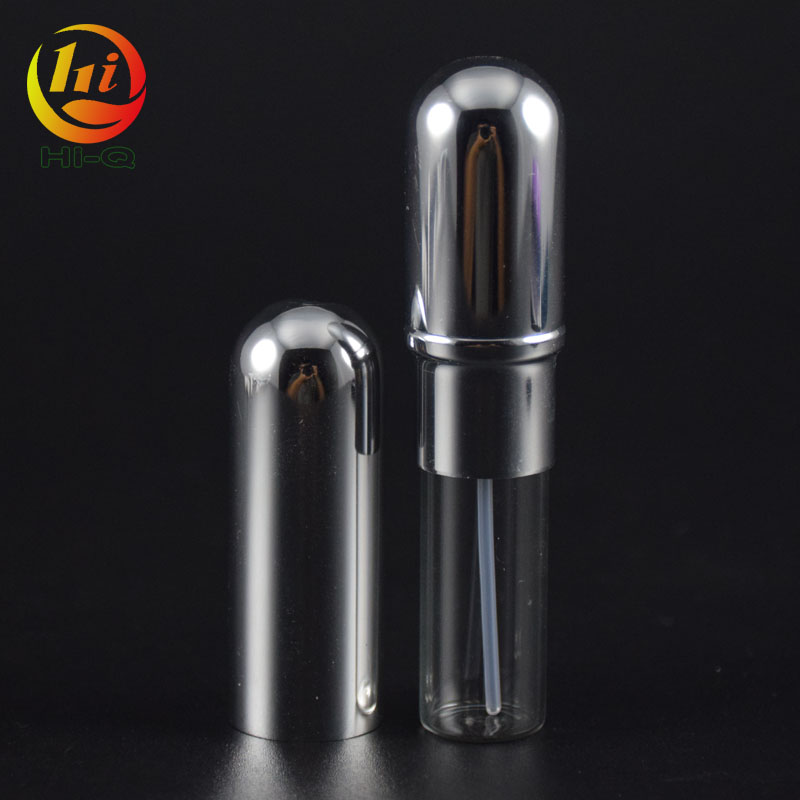 High grade round top metal spray bottle 10ml aluminum spray perfume bottle refillable