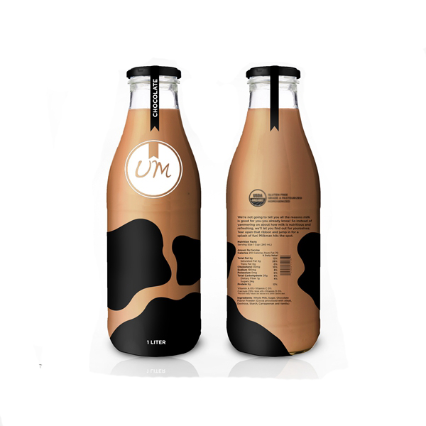 High quality 1 L glass milk bottles wholesale