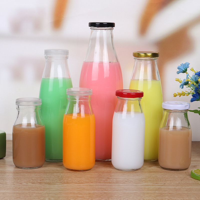 High quality 1 L glass milk bottles wholesale