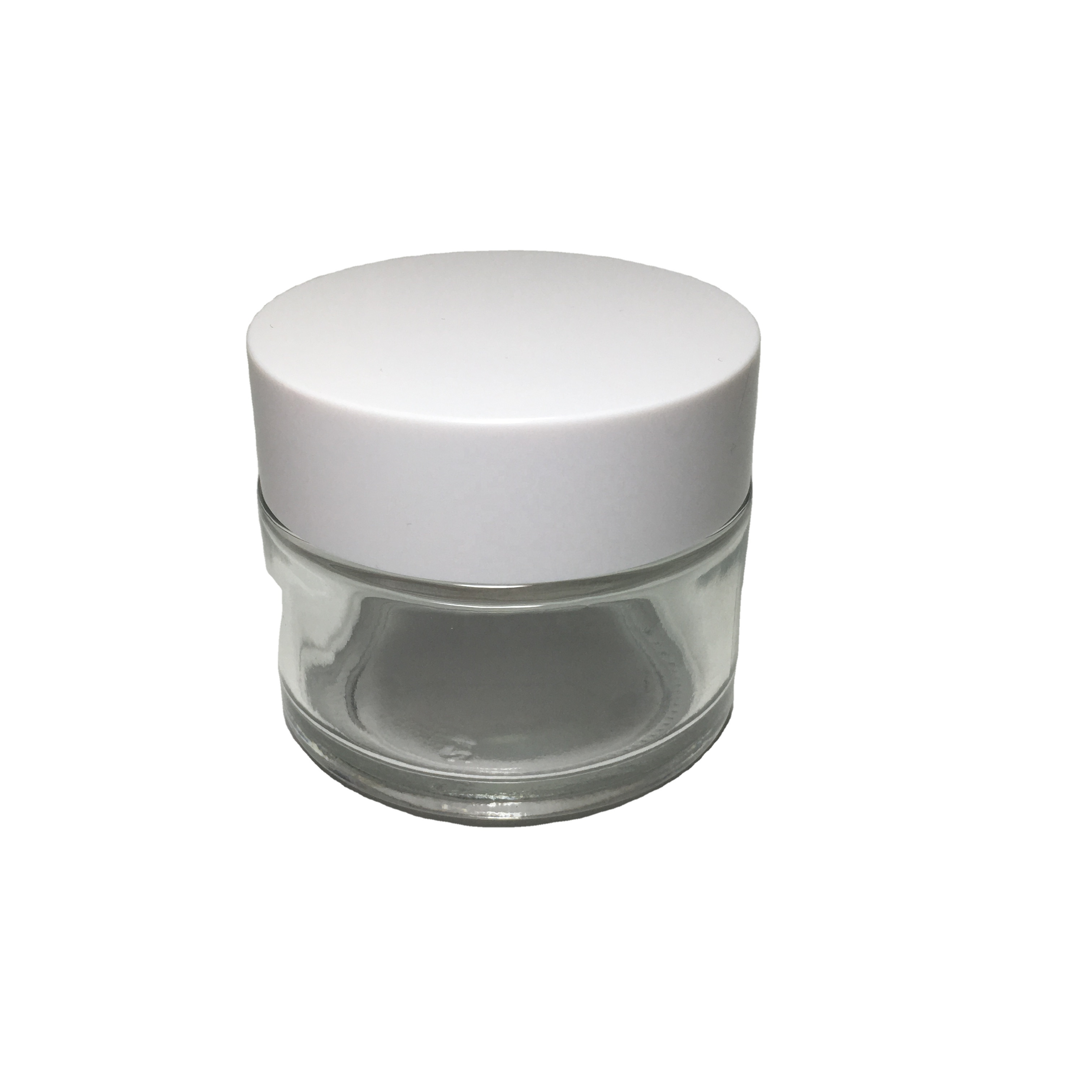 High quality 100g Transparent Cream glass jar for cosmetic packaging