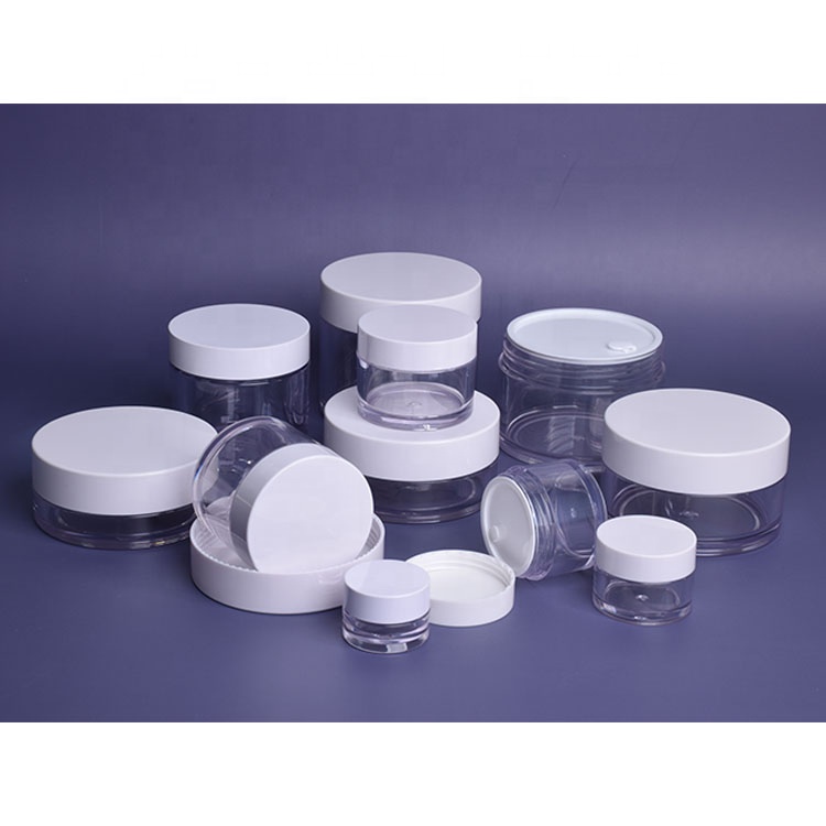 High quality 10g 20g 30g 50g 100g  1 oz empty frosted cosmetics packaging holographic petg jar petg cream jar