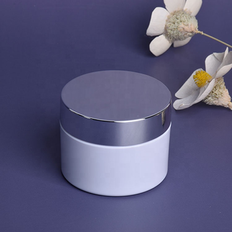 High quality 10g 20g 30g 50g 100g 1 oz empty frosted cosmetics packaging holographic petg jar petg cream jar