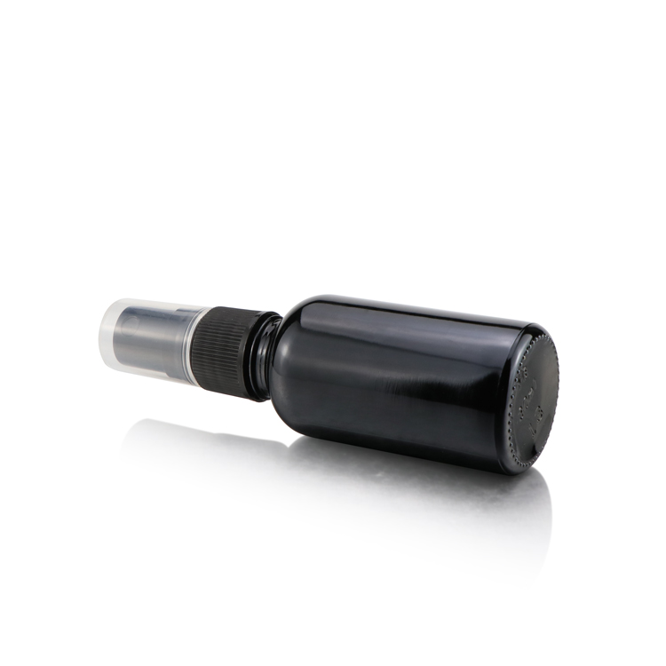 High quality 10ml 15ml 30ml 50ml 100 ml luxury empty frosted clear black glass spray perfume bottle