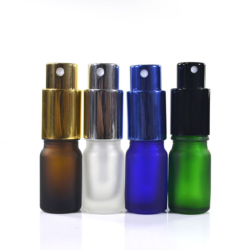 High quality 10ml 15ml 30ml 50ml 100 ml luxury empty frosted clear glass spray perfume bottle